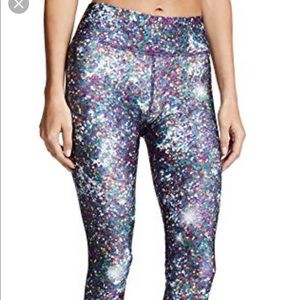 Terez small tall band leggings night sparkle